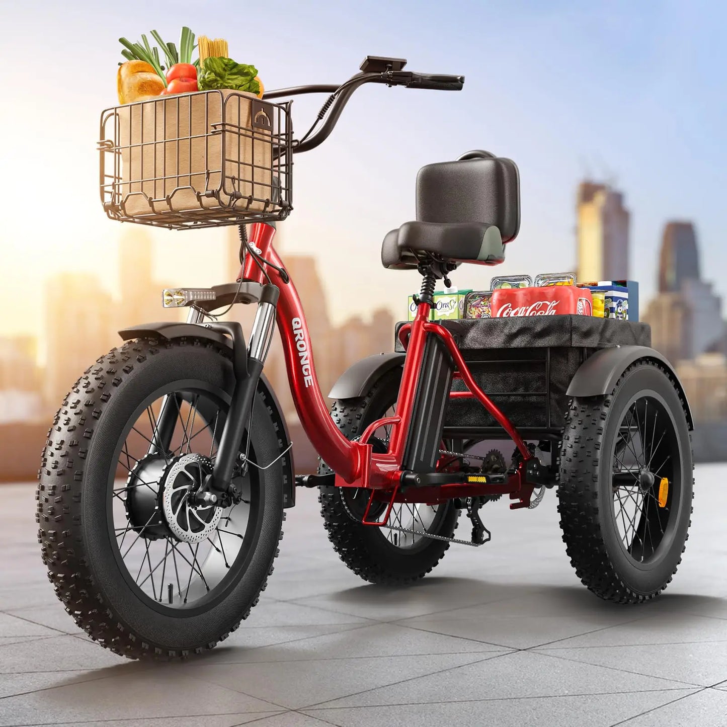 QRONGE Electric Bike for Adults 960W Peak 36V 13.5Ah Battery