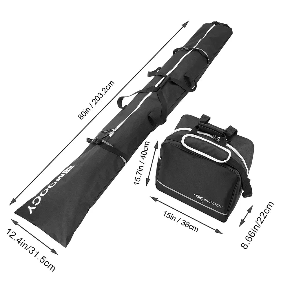 JoceStyle Ski Bag and Boot Bag Set Waterproof Travel Kit