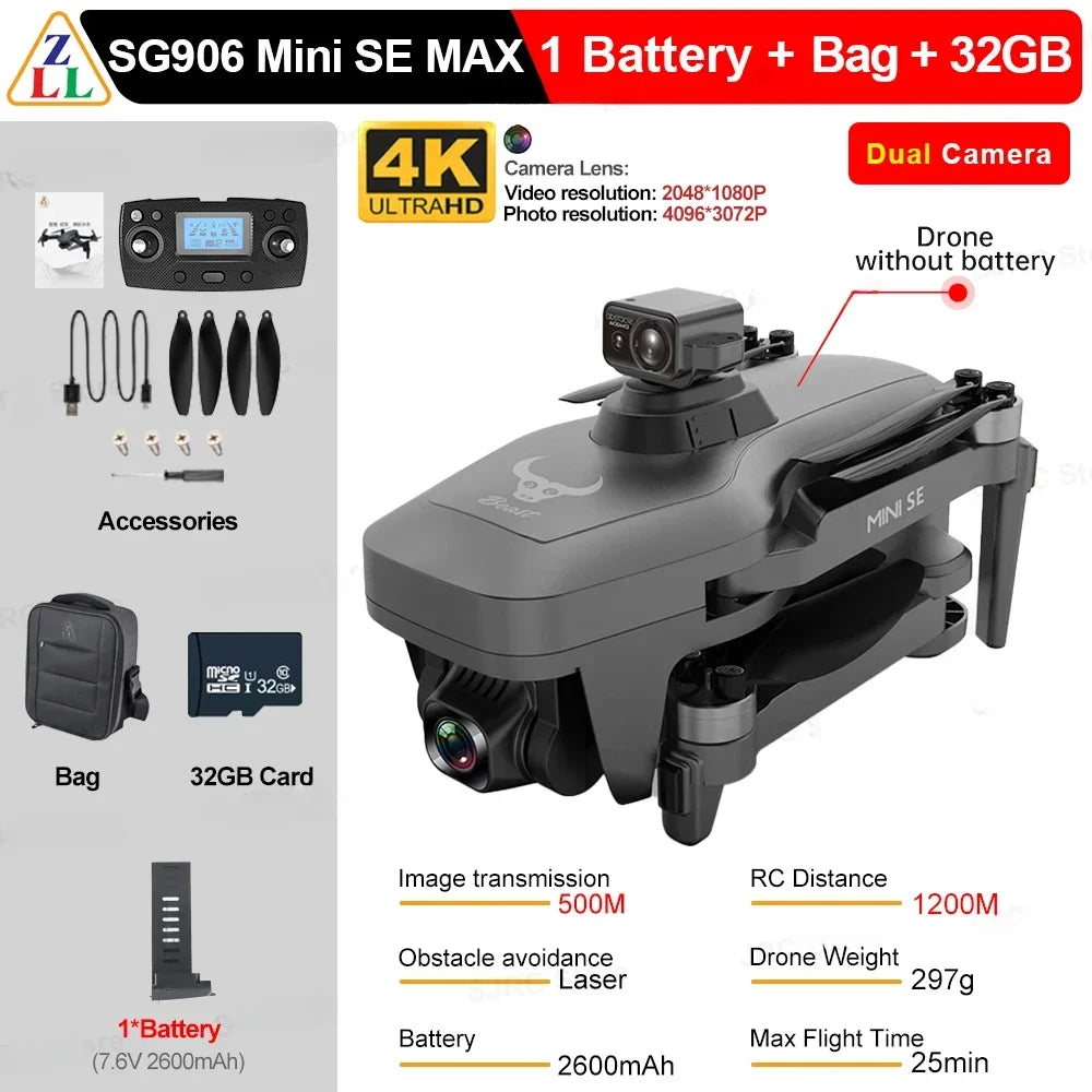 IShowtiend SG906 Mini SE Drone 4K Camera GPS FPV Quadcopter