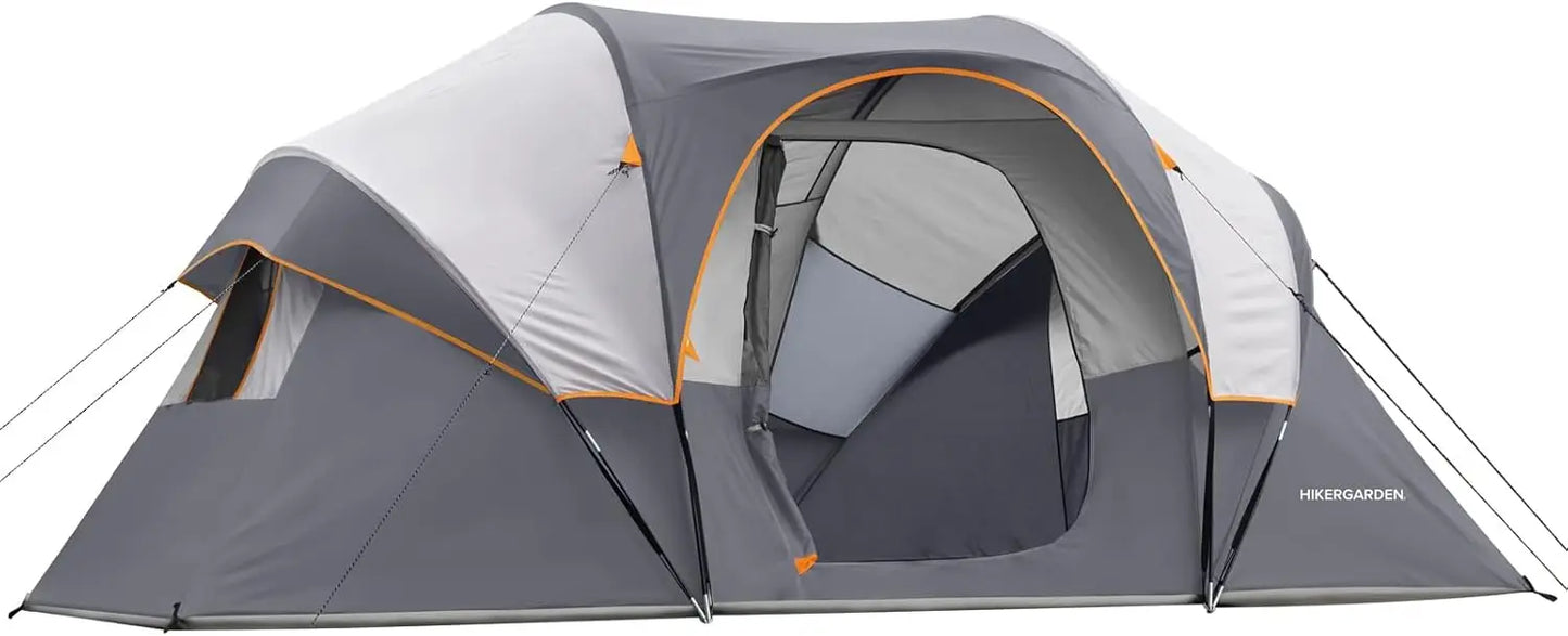 Unp Family Camping Tent Dome Windproof Shelter Outdoors