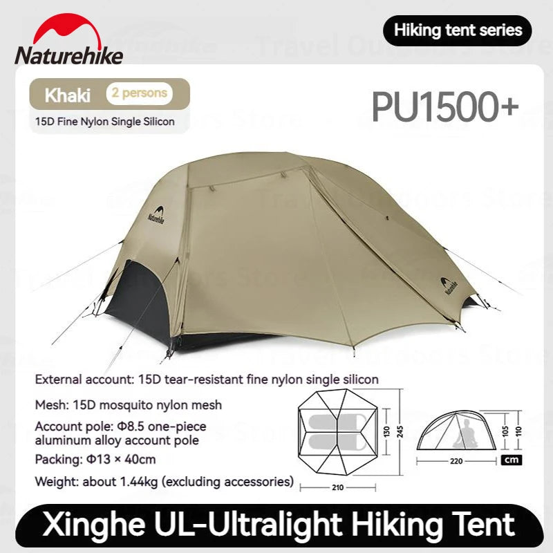 Star River UL Camping Tent 3-Season Ultralight Two Person