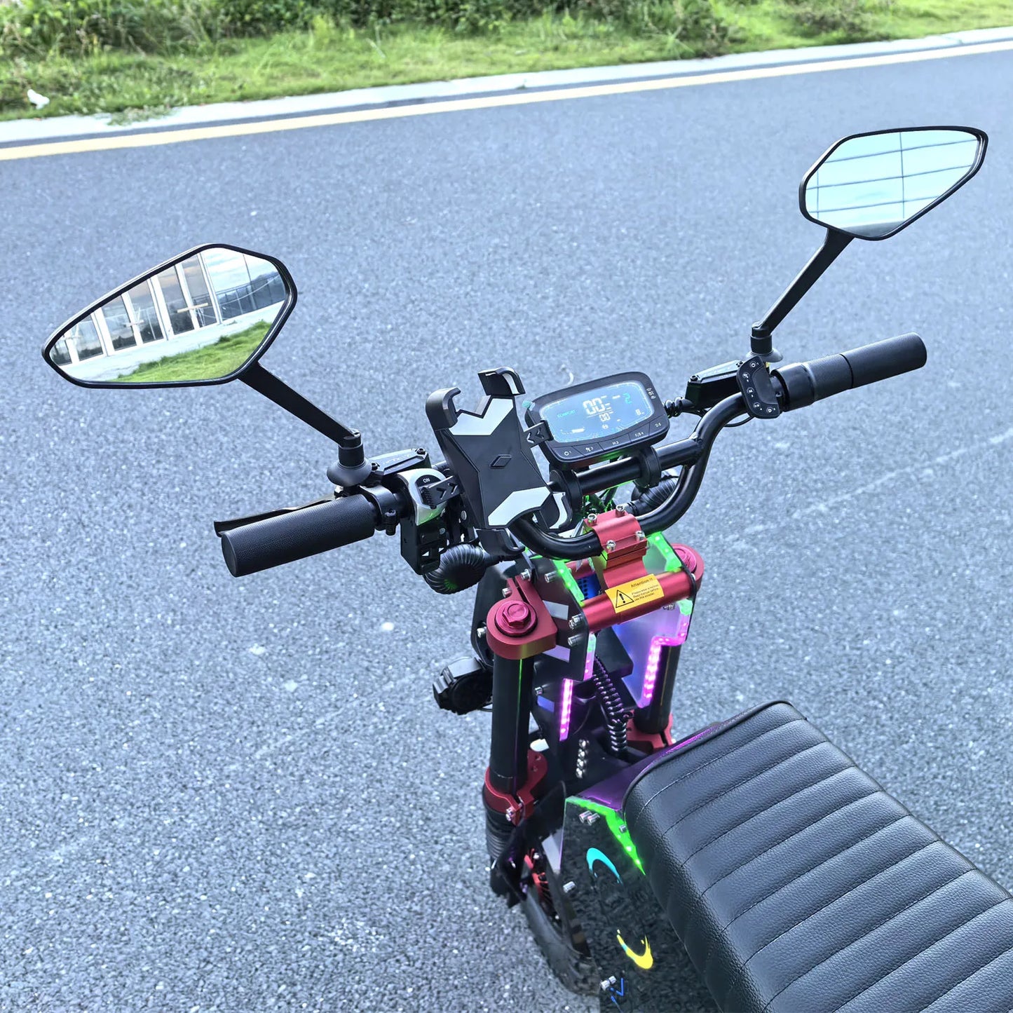 FLJ 72V 12000W Electric Off Road Scooter With App