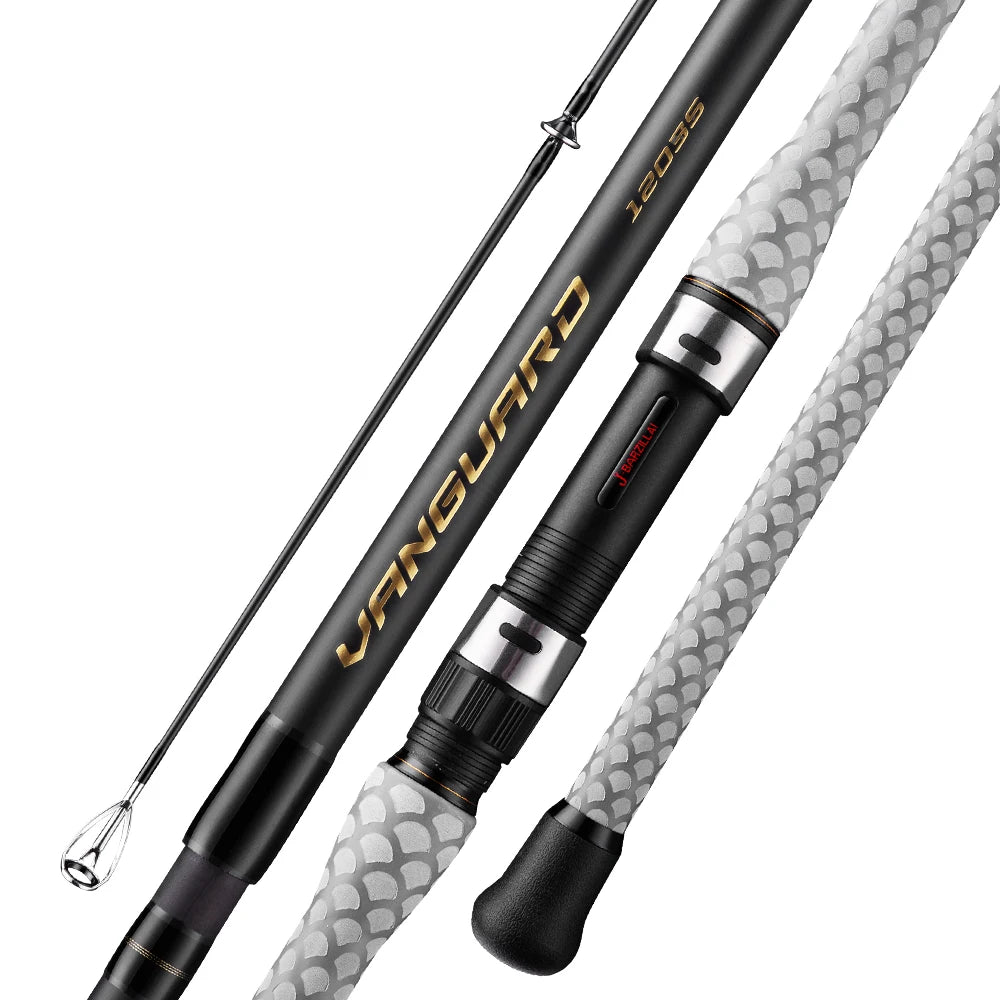 J-BARZILLAI Vanguard Carbon Surf Spinning Rod For Saltwater