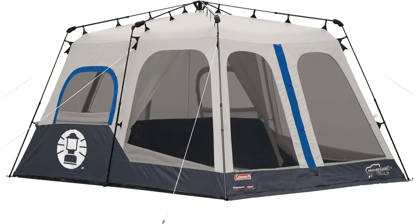 Instant Family Camping Tent With Quick Setup And Pre-Attached Poles