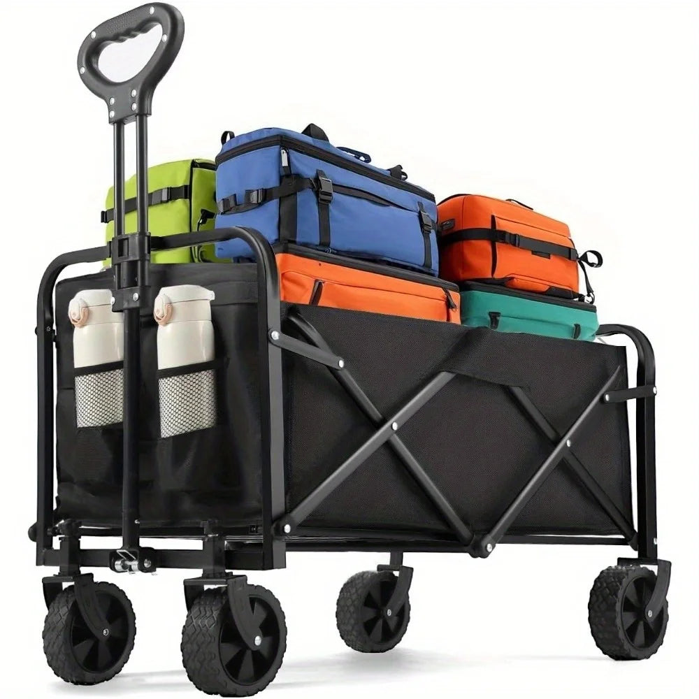 Heavy Duty Wagon Carts Foldable Portable Wagons For Groceries
