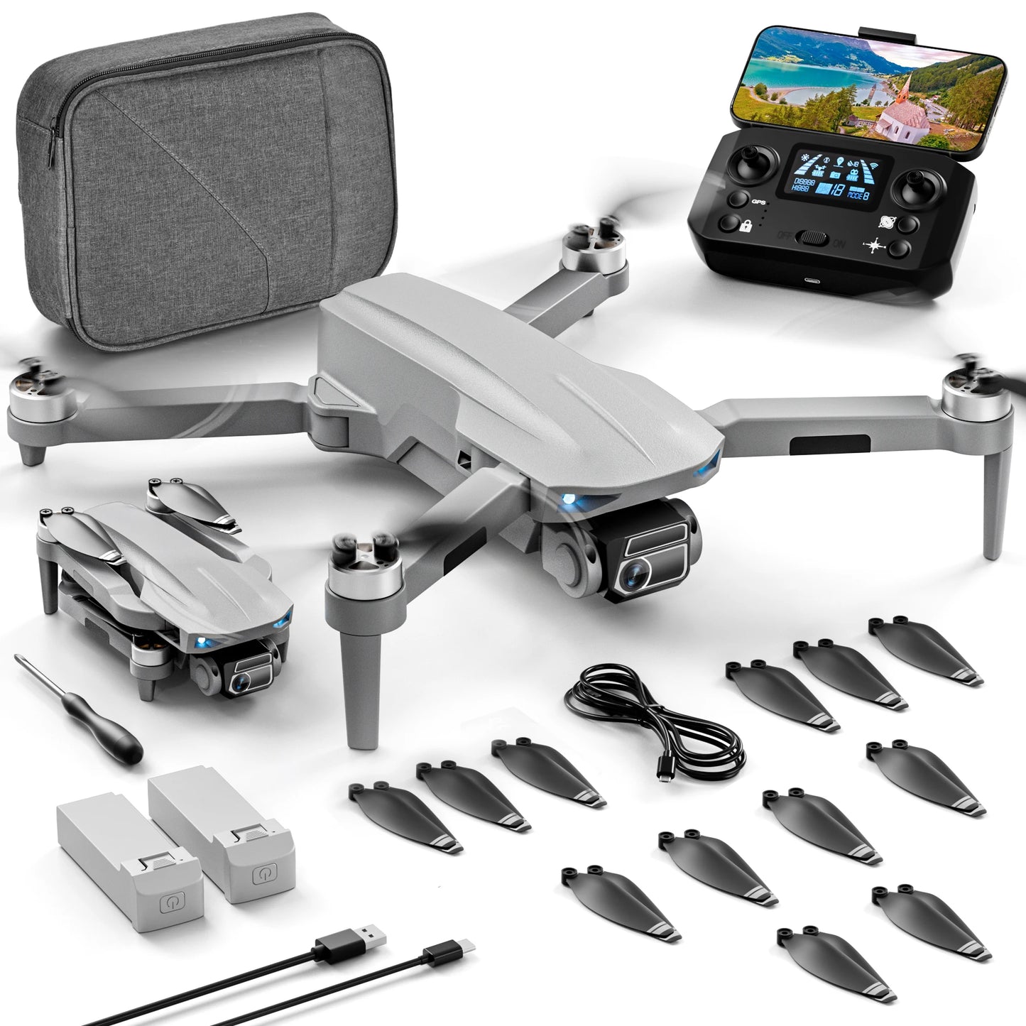 G-Anica NBD Drone With 4K Camera GPS Quadcopter Auto Return