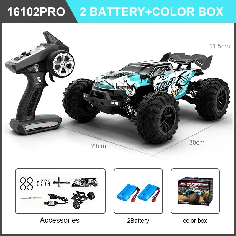 WDSZKMYFCE High Speed RC Car 4WD Off Road Brushless