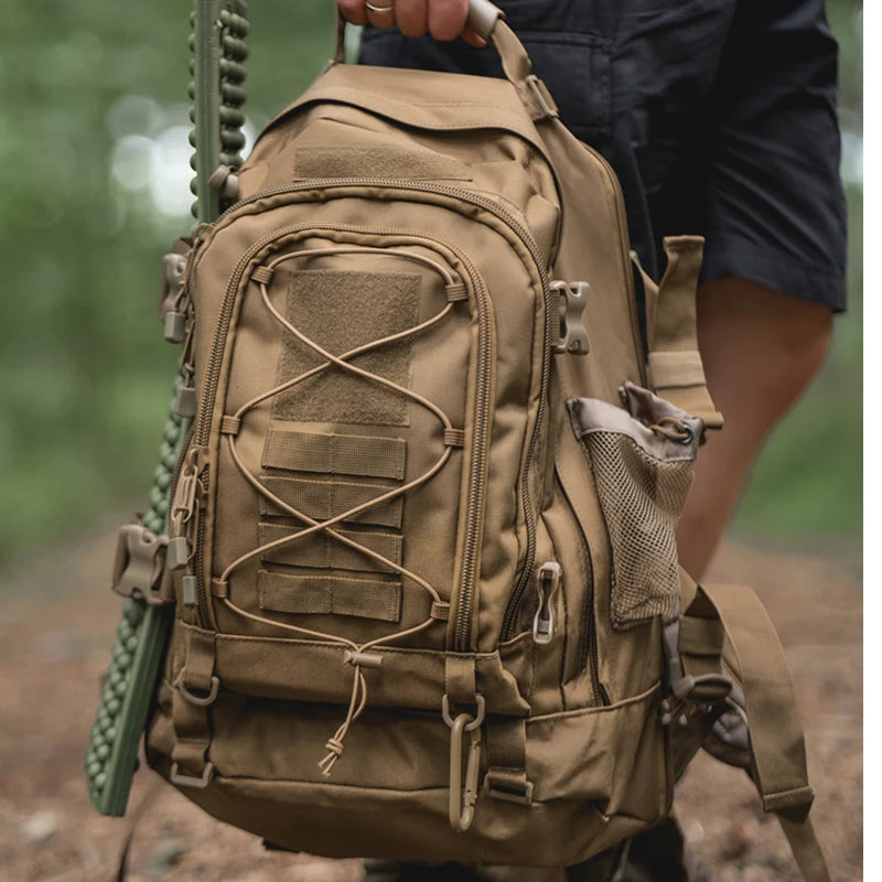 LQARMY Tactical Backpack Outdoor Rucksack For Camping And Hiking