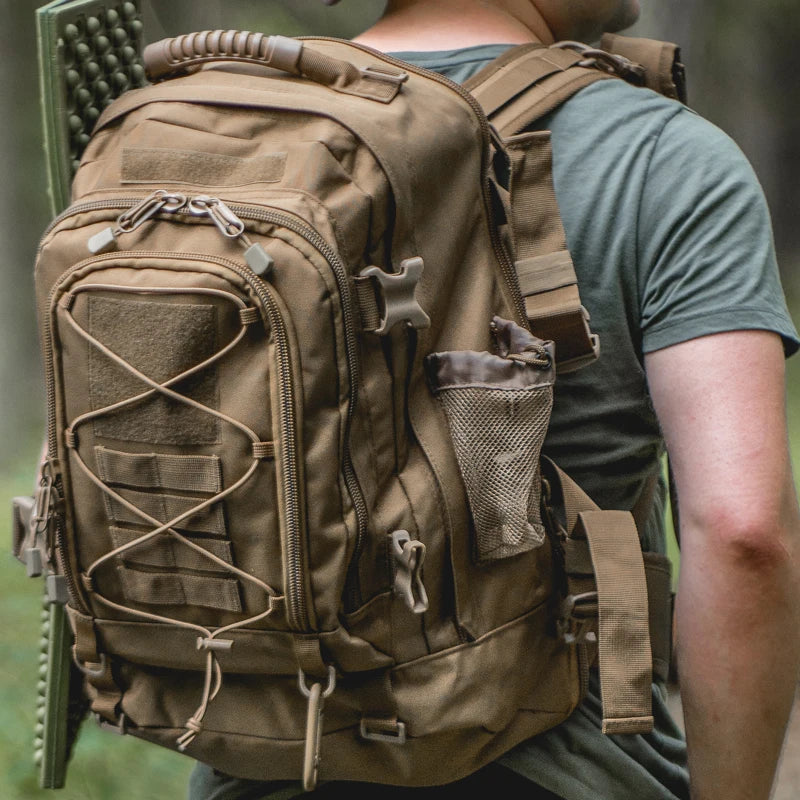 LQARMY Tactical Backpack Outdoor Rucksack For Camping And Hiking