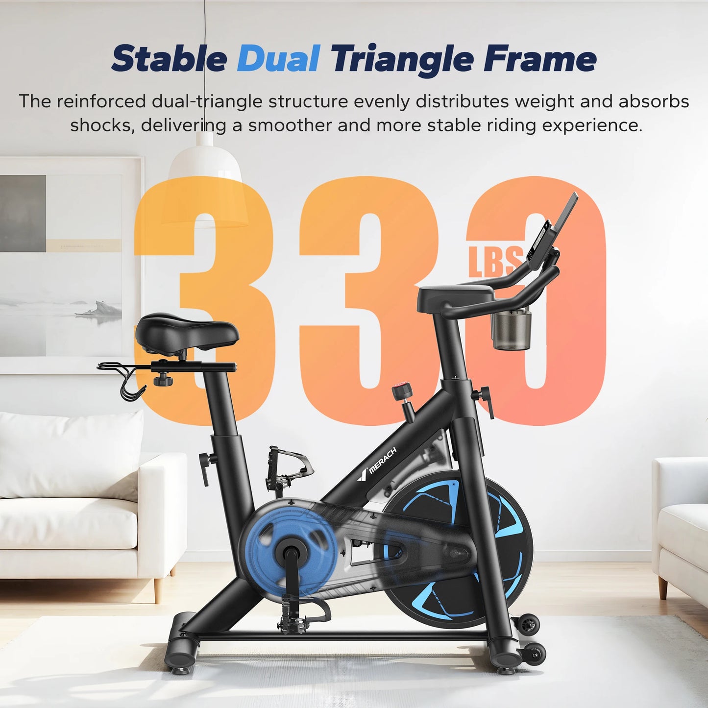 MERACH S36 Magnetic Indoor Bike With App Connectivity