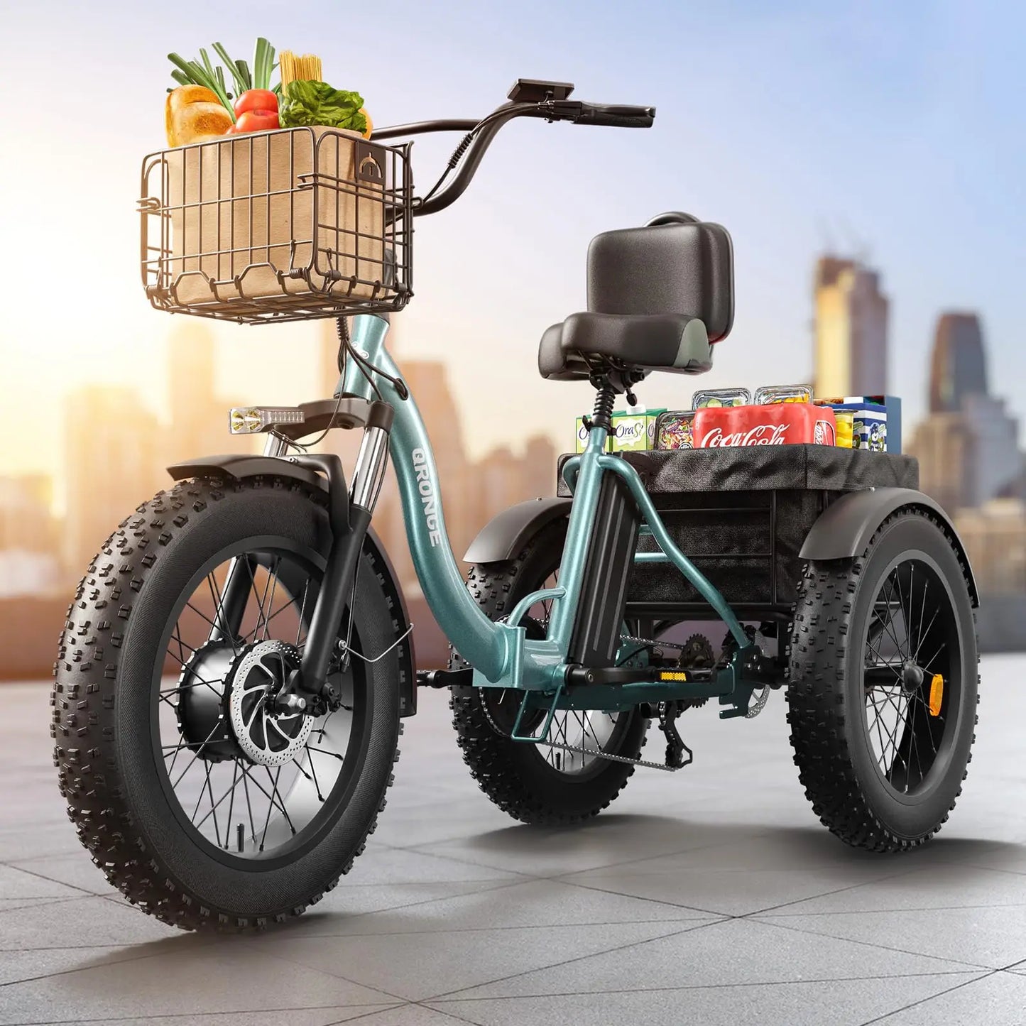 QRONGE Electric Bike for Adults 960W Peak 36V 13.5Ah Battery