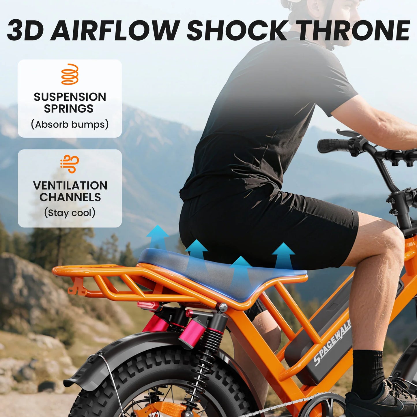 EILLEO SPACEWALK M7 Electric Bike For Teens With Removable Battery