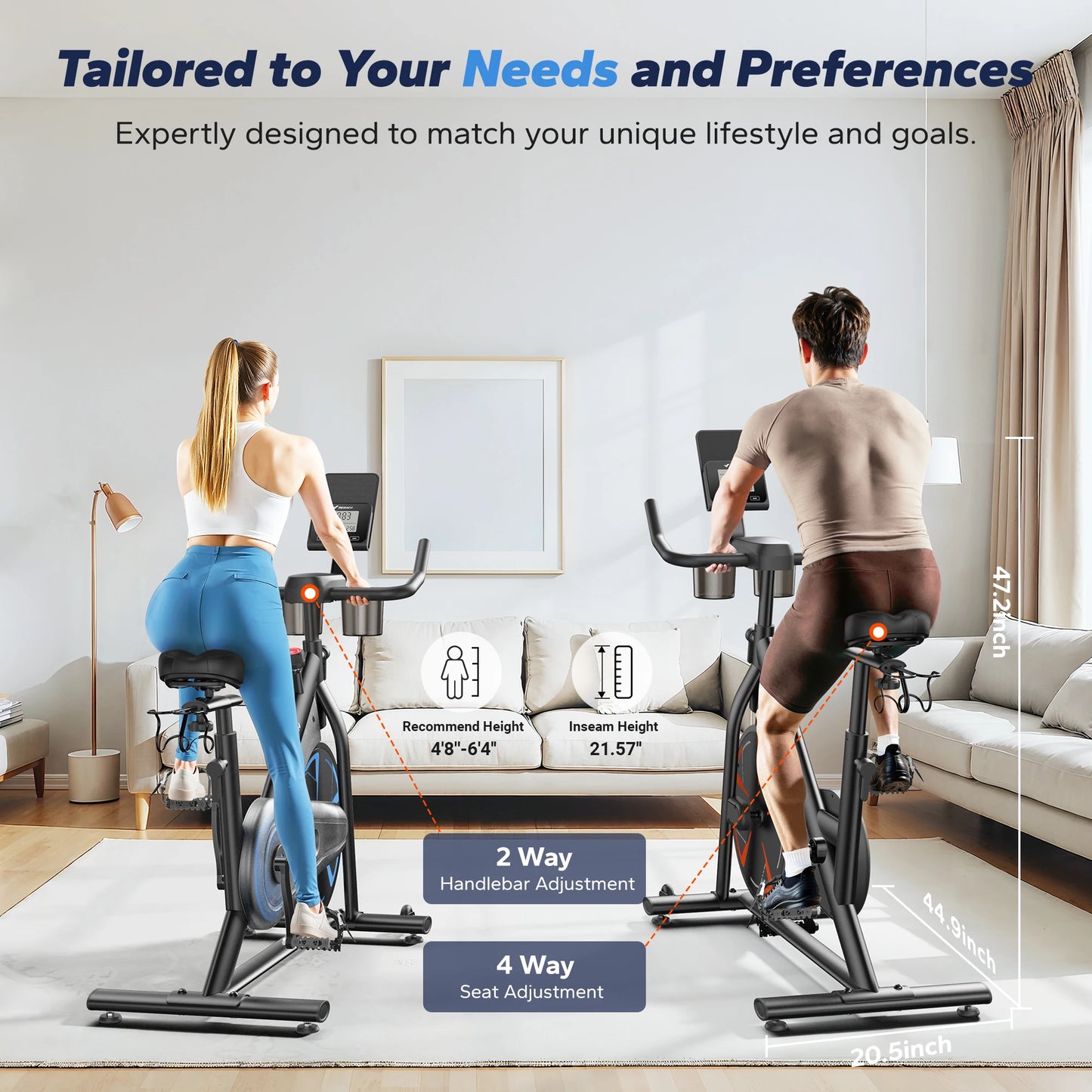 MERACH S36 Magnetic Indoor Bike With App Connectivity