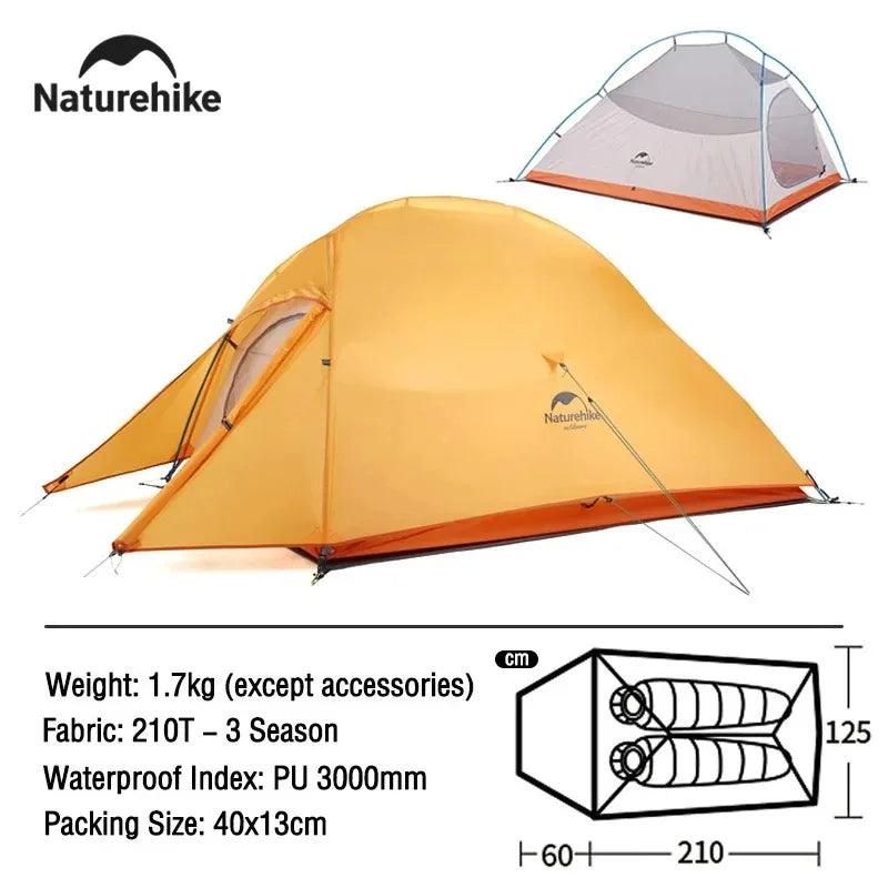 Naturehike Cloud Up 2 Person Ultralight Camping Tent All Seasons