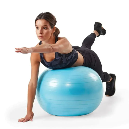 Weighted Fitness Ball With Pump For Core Training And Stability