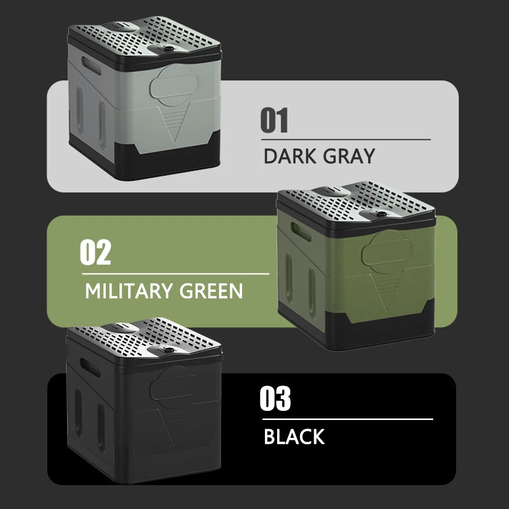 ALLOYSEED Outdoor Portable Toilet Bedpan with Strong Bearing Capacity