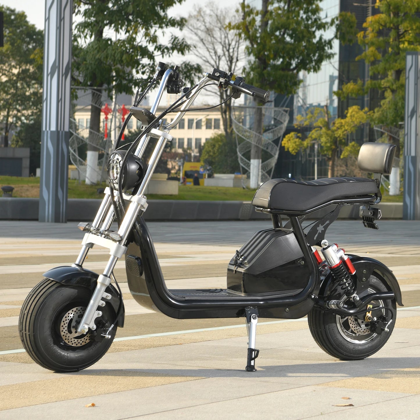 2000W Two Wheel Electric Scooter for Adults with Suspension