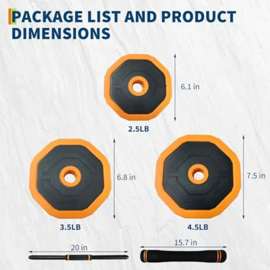 NONE Adjustable Dumbbells 4 In 1 Set For Strength Training