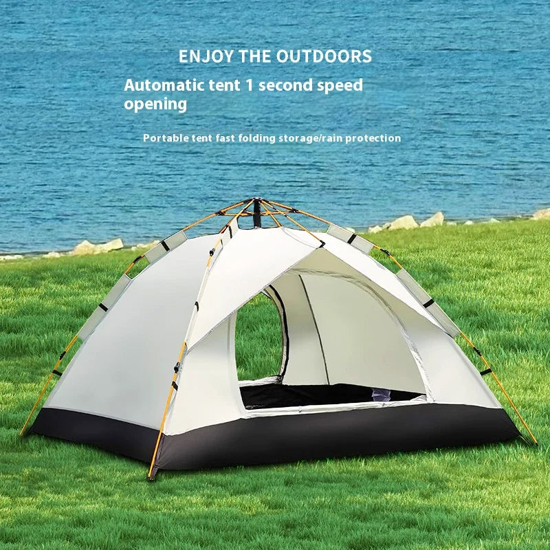 Pakicetus Automatic Quick-Opening Camping Tent With Dual Doors Rainproof