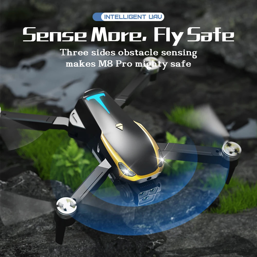 EY M8 Pro Brushless Drone Intelligent Obstacle Avoidance HD Camera