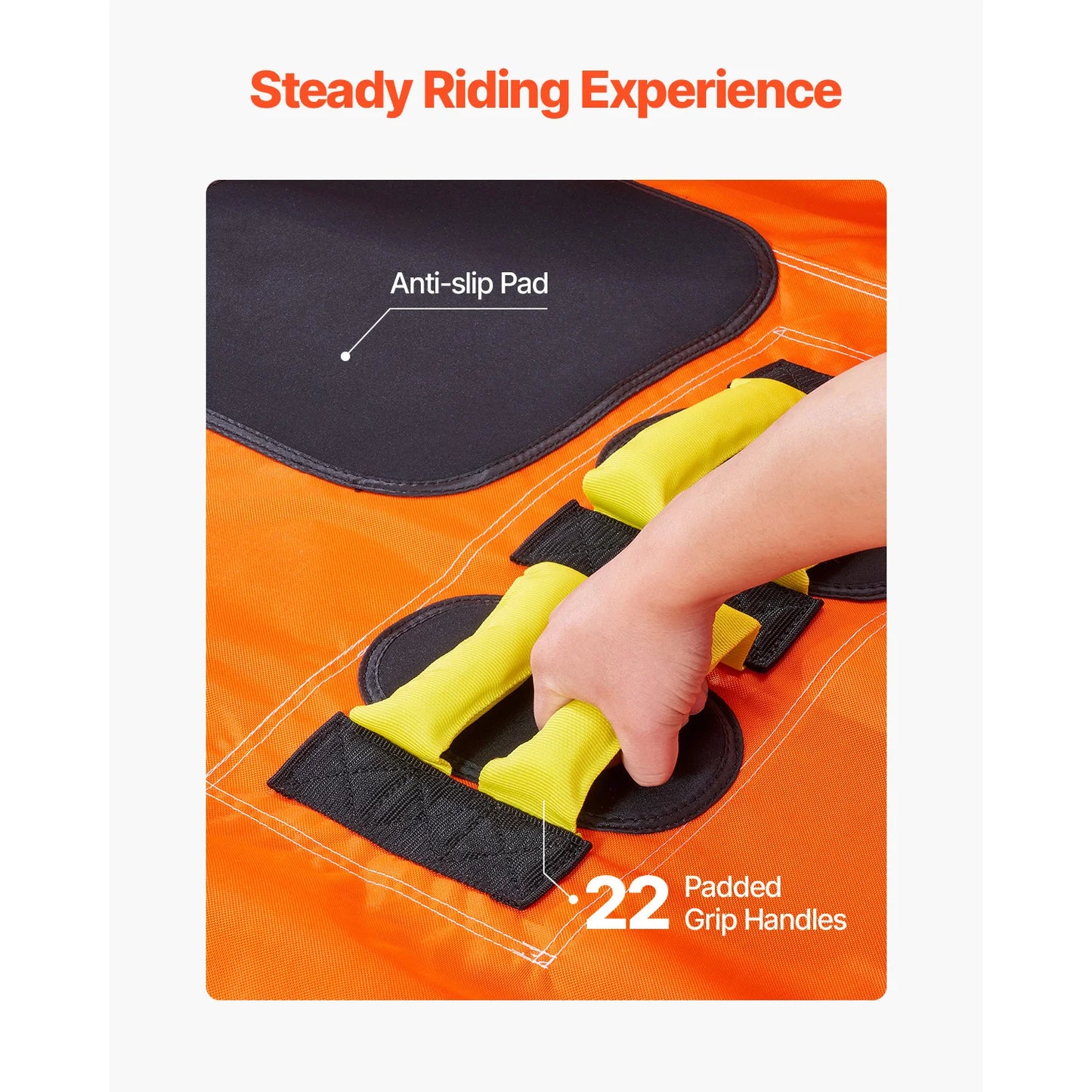 SucceBuy Towable Tube For Boating 1-4 Riders