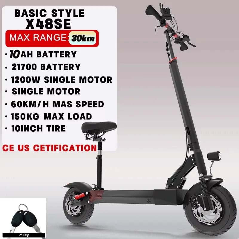 Jueshuai Outdoor Electric Scooter 48V-72V 1000W-6000W Off Road