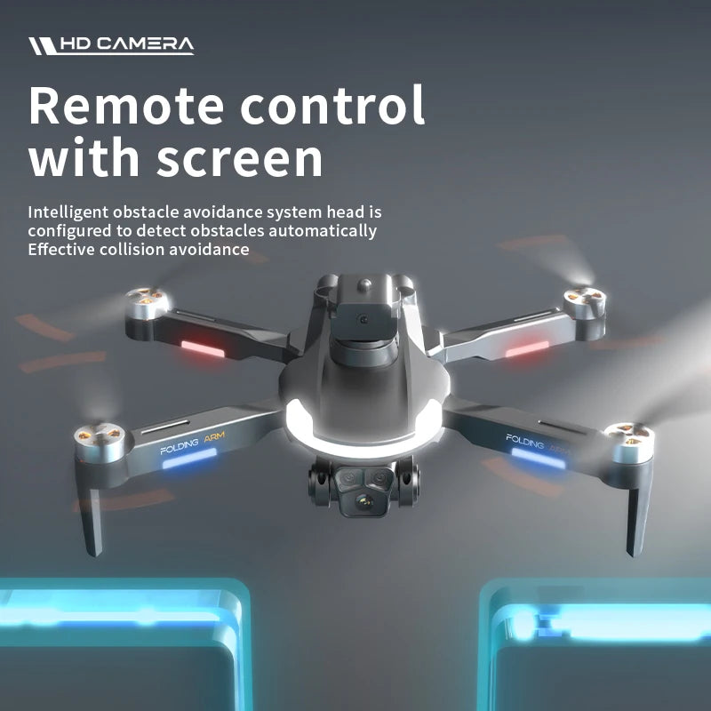 Jikefun GPS RC Drone 8K Dual Camera UAV FPV WiFi Quadcopter 3 Batteries