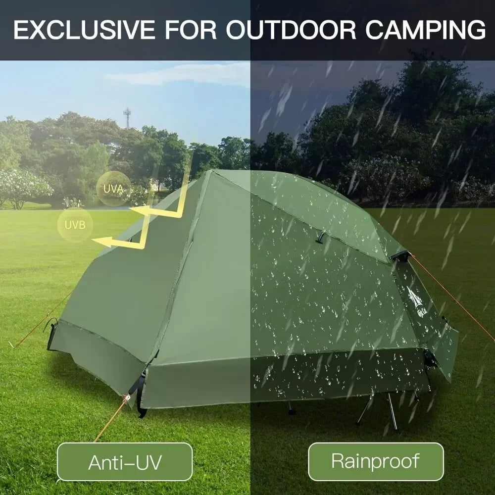 Night Cat Camping Cot Tent Waterproof One-Person Bed