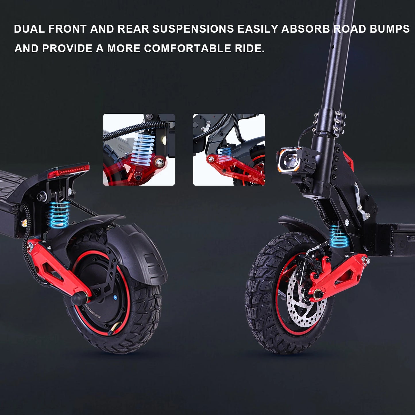 FREEBOY 1600W Electric Scooter Max Speed 28mph Foldable