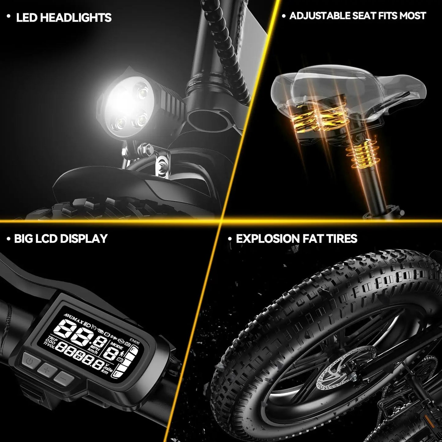 CYBERVELO MARS700 Foldable Electric Bike With Removable Battery