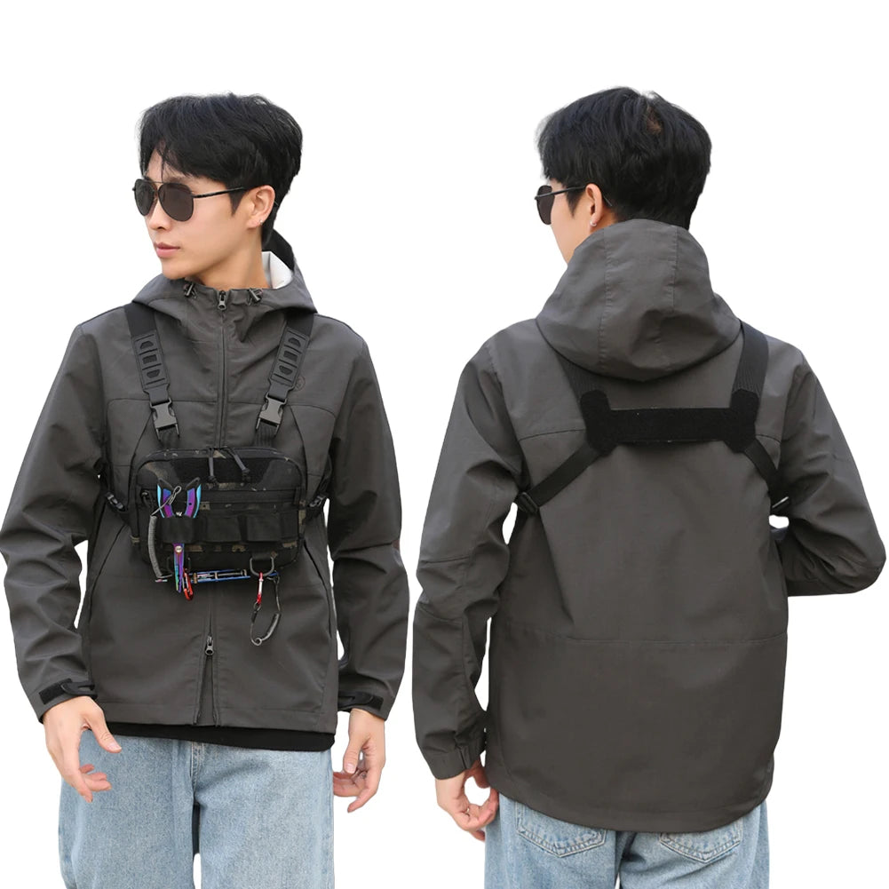 JOCESTYLE Fishing Tackle Bags Waist Fanny Pack With Lure Line Box