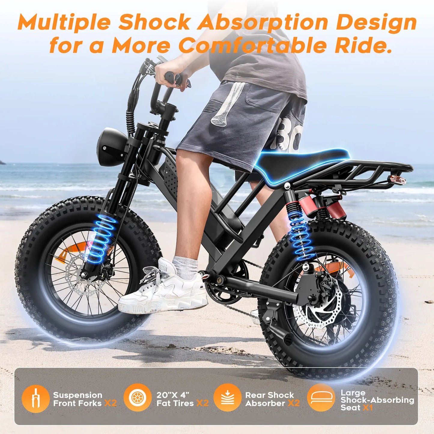 EILLEO SPACEWALK Mountain Electric Bike With 750W Peak Motor
