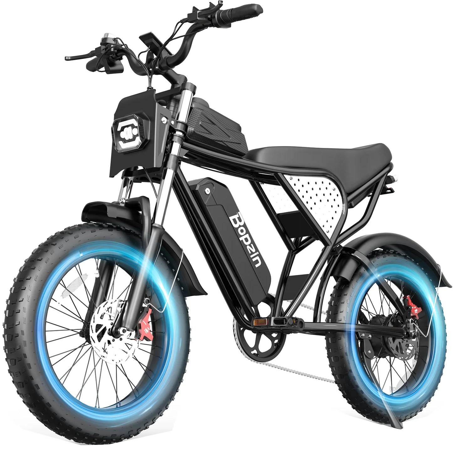 BOPZIN M22 1500W 33MPH All Terrain Fat Tire Electric Bike