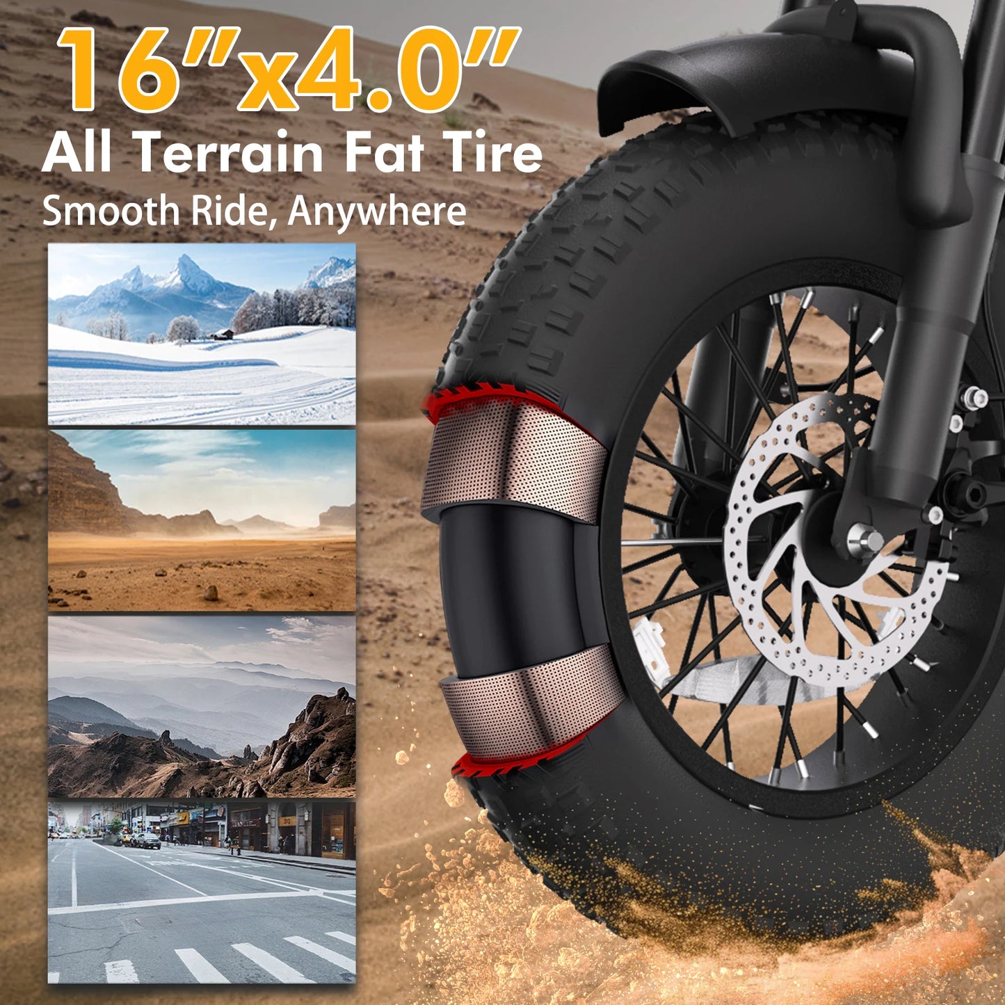 Bodywel M16 Off-Road Electric Bike For Adults
