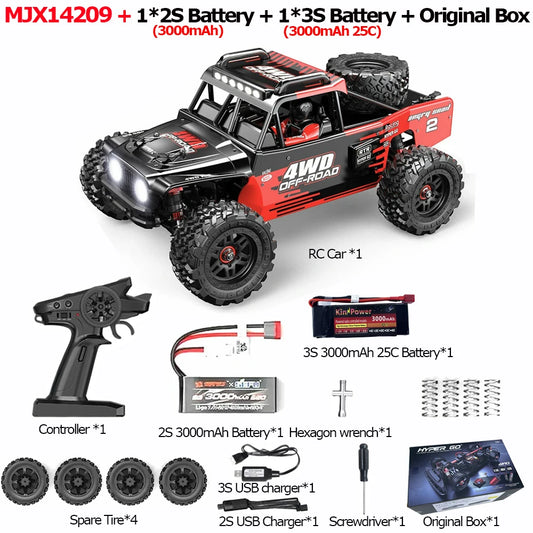 JIUSI Brushless 4WD RC Car With 2.4G Remote Control