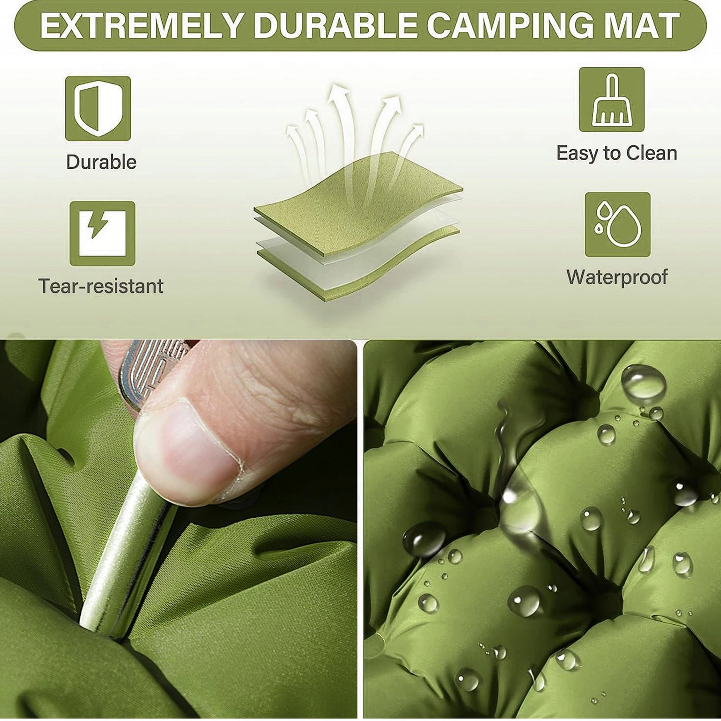 Guangdong Double Air Mattress With Built-In Foot Pump