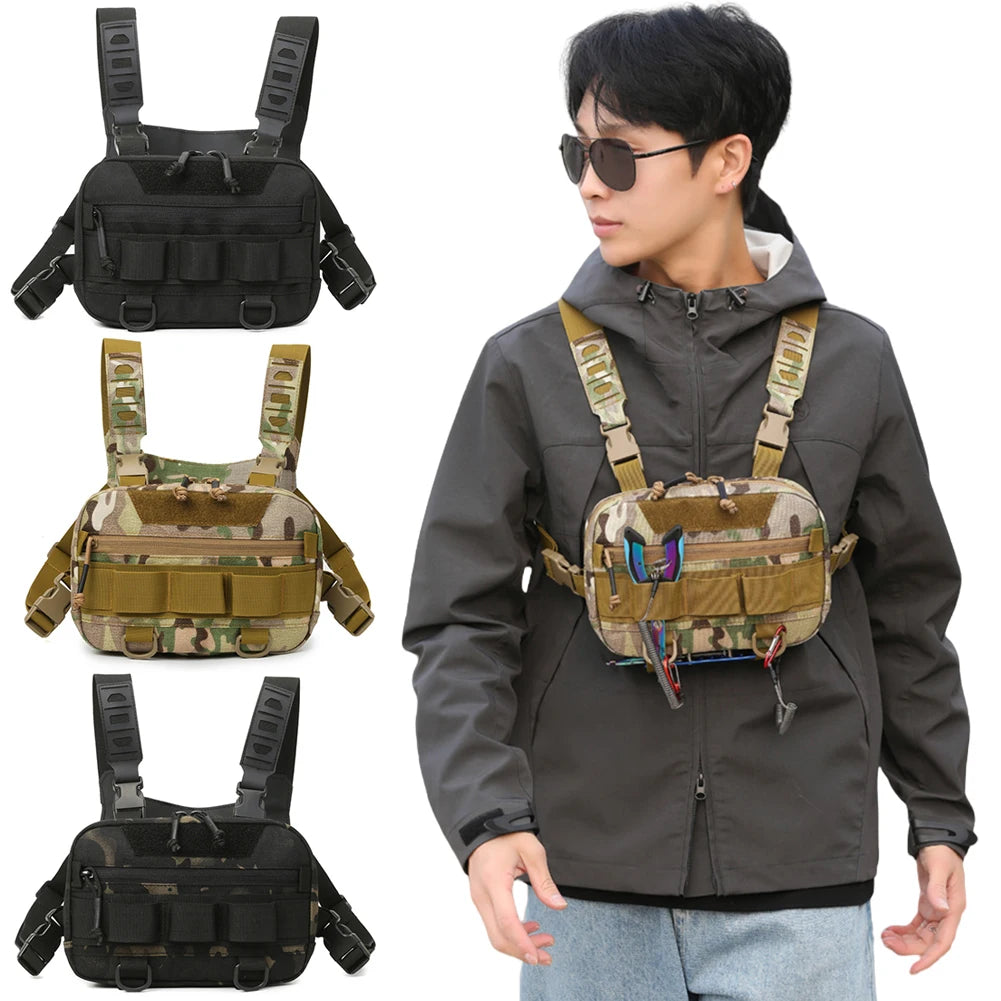 JOCESTYLE Fishing Tackle Bags Waist Fanny Pack With Lure Line Box