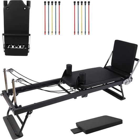 Pilates Reformer Machine Foldable for Home Gym Training