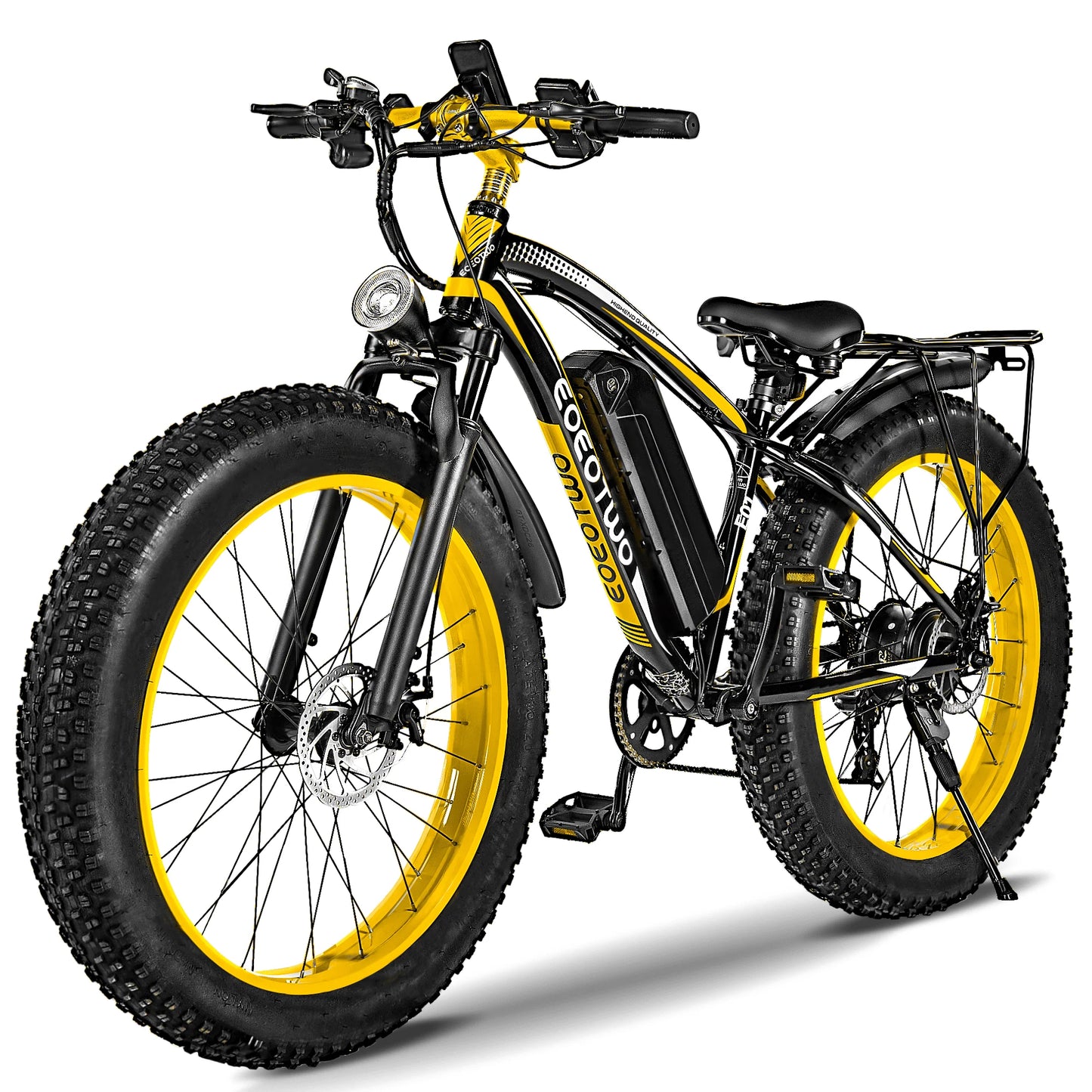 EOEOTWO 1500W Electric Fat Tire Mountain Bike 34MPH