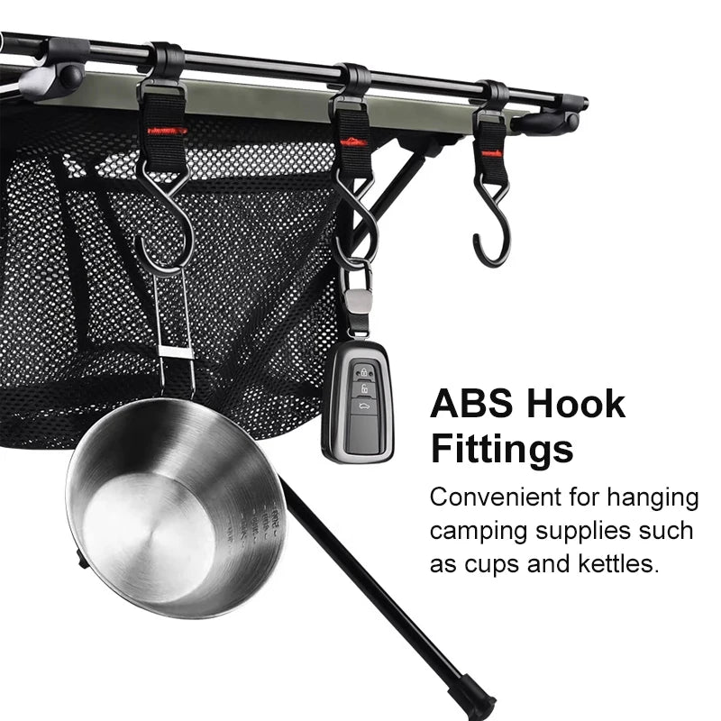 West Tune Folding Aluminum Camping Table Lightweight Portable