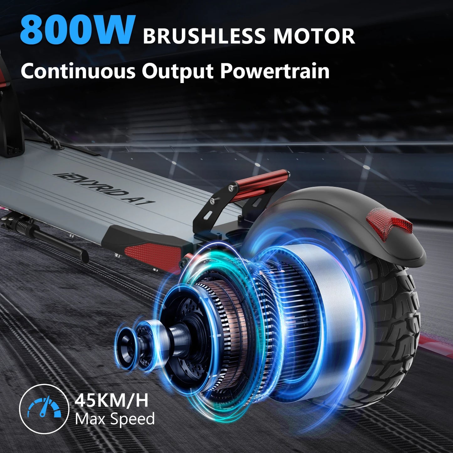 IENYRID A1 Foldable Electric Scooter 800W 48V 20-30km Range