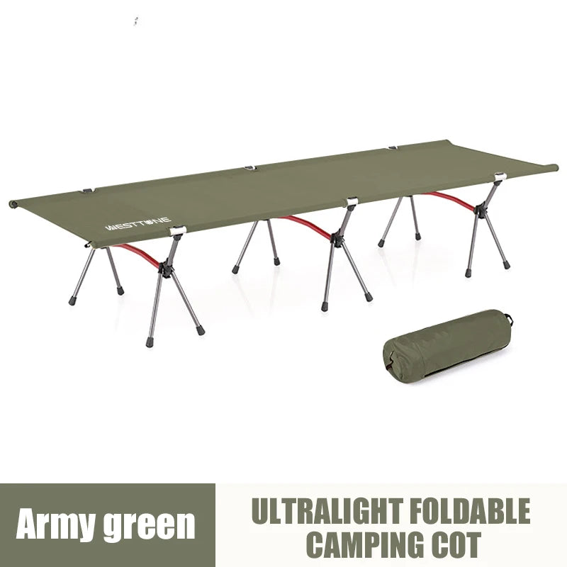 West Tune Camping Cot With Leg Extenders Ultralight Aluminum Alloy