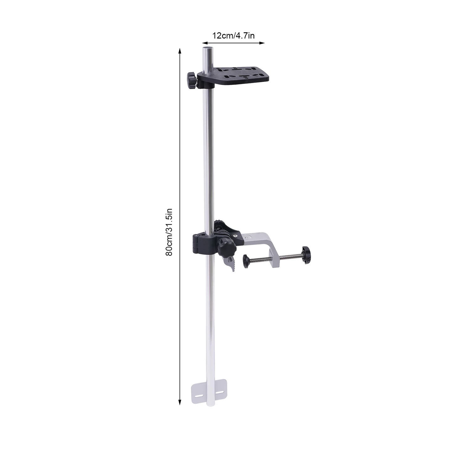 Portable Transducer Mount Universal 360 Degree Rotating Fish Finder