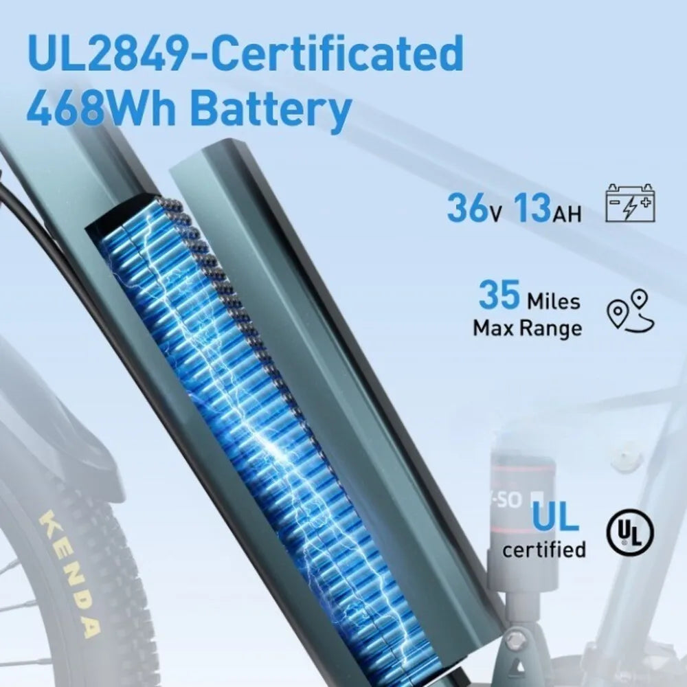 Electric Mountain Bike for Adults 36V 500W With 21 Speeds