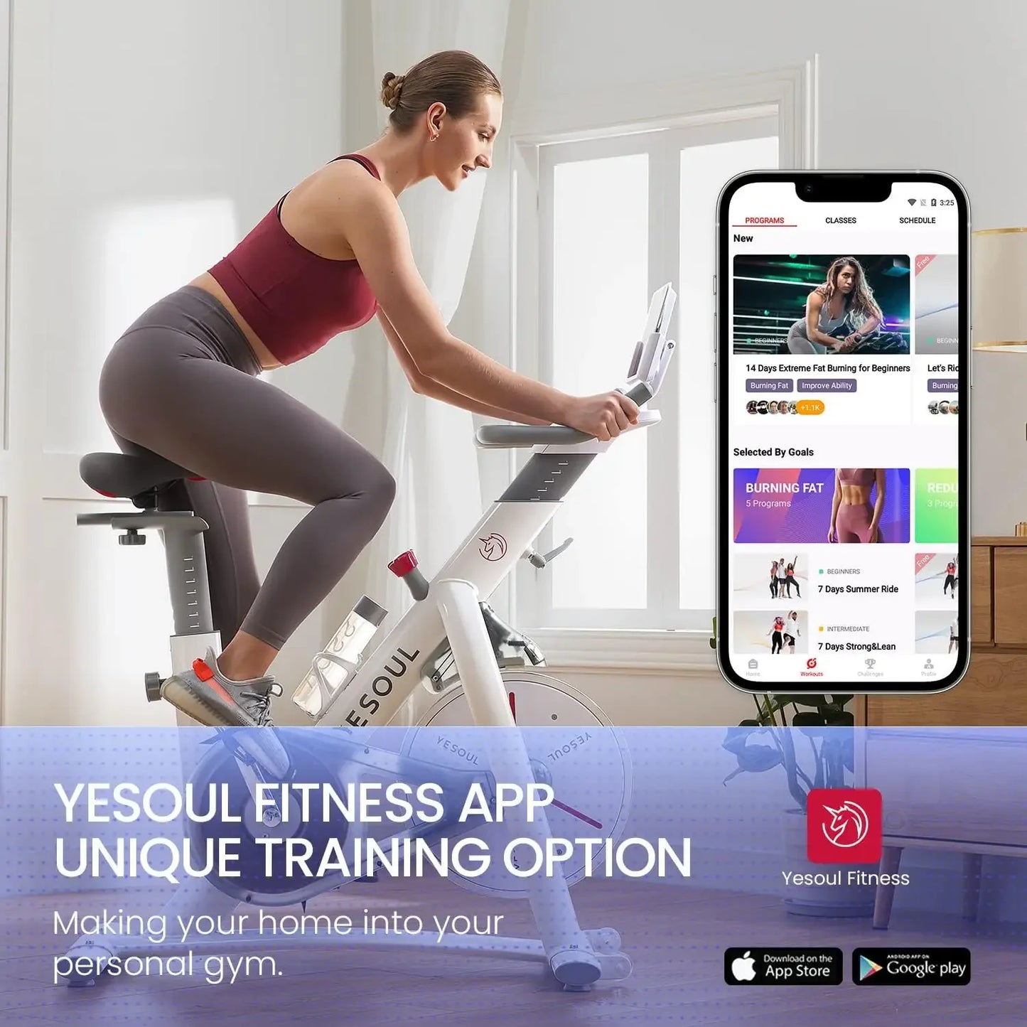 S3 Magnetic Resistance Exercise Bike For Home Use