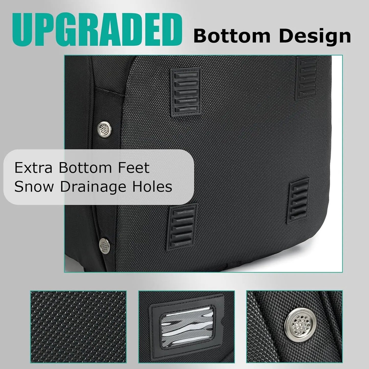 XMSJ Ski Boot Bag Waterproof Travel Backpack for Ski Gear