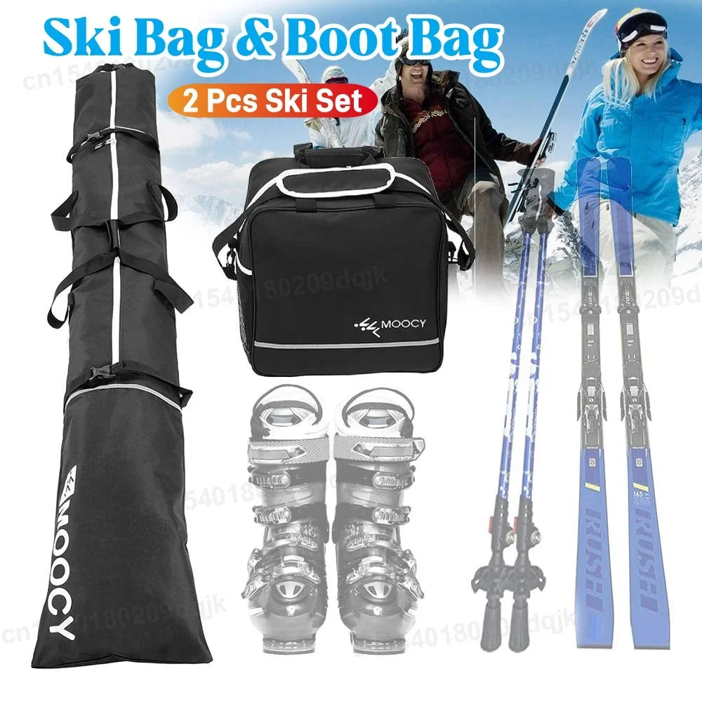 JoceStyle Ski Bag and Boot Bag Set Waterproof Travel Kit