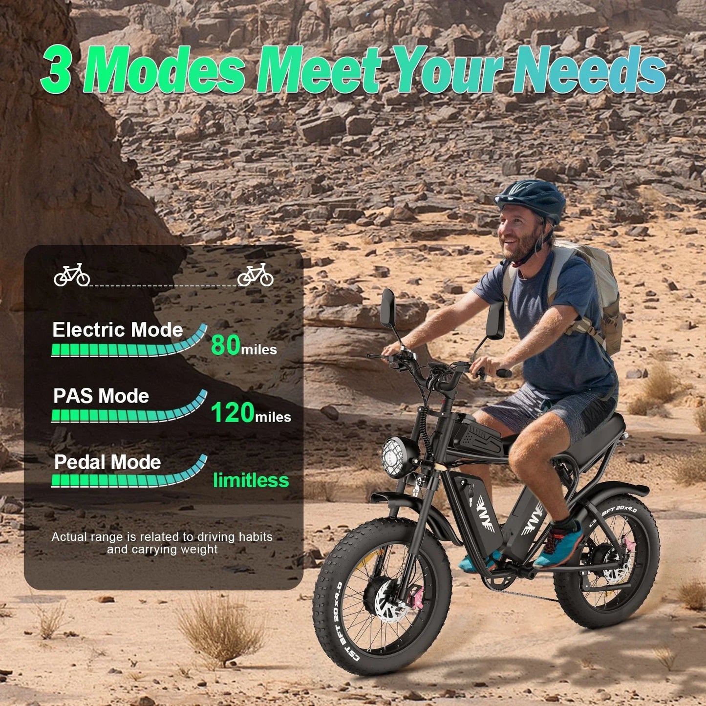 YVY Electric Bike For Adults 1500W 2000W Dual Motor