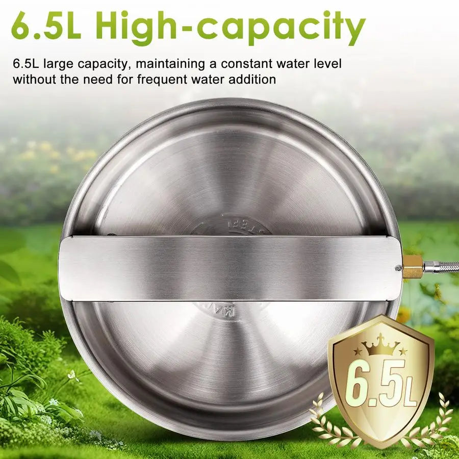 Dog Water Fountain Dispenser Large Breed Outdoor Auto Valve