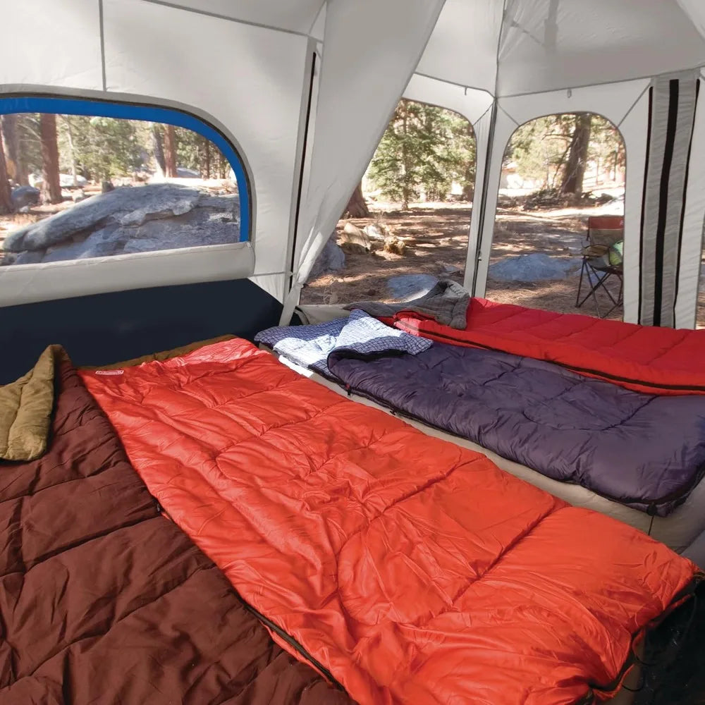 Instant Family Camping Tent With Quick Setup And Pre-Attached Poles